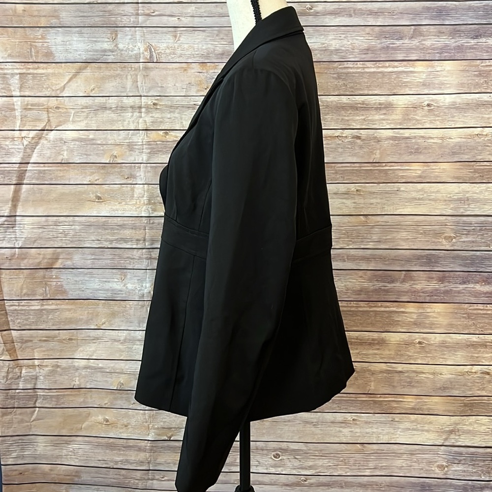 Motherhood Maternity Black Blazer Jacket- Size Large - Picture 3 of 6